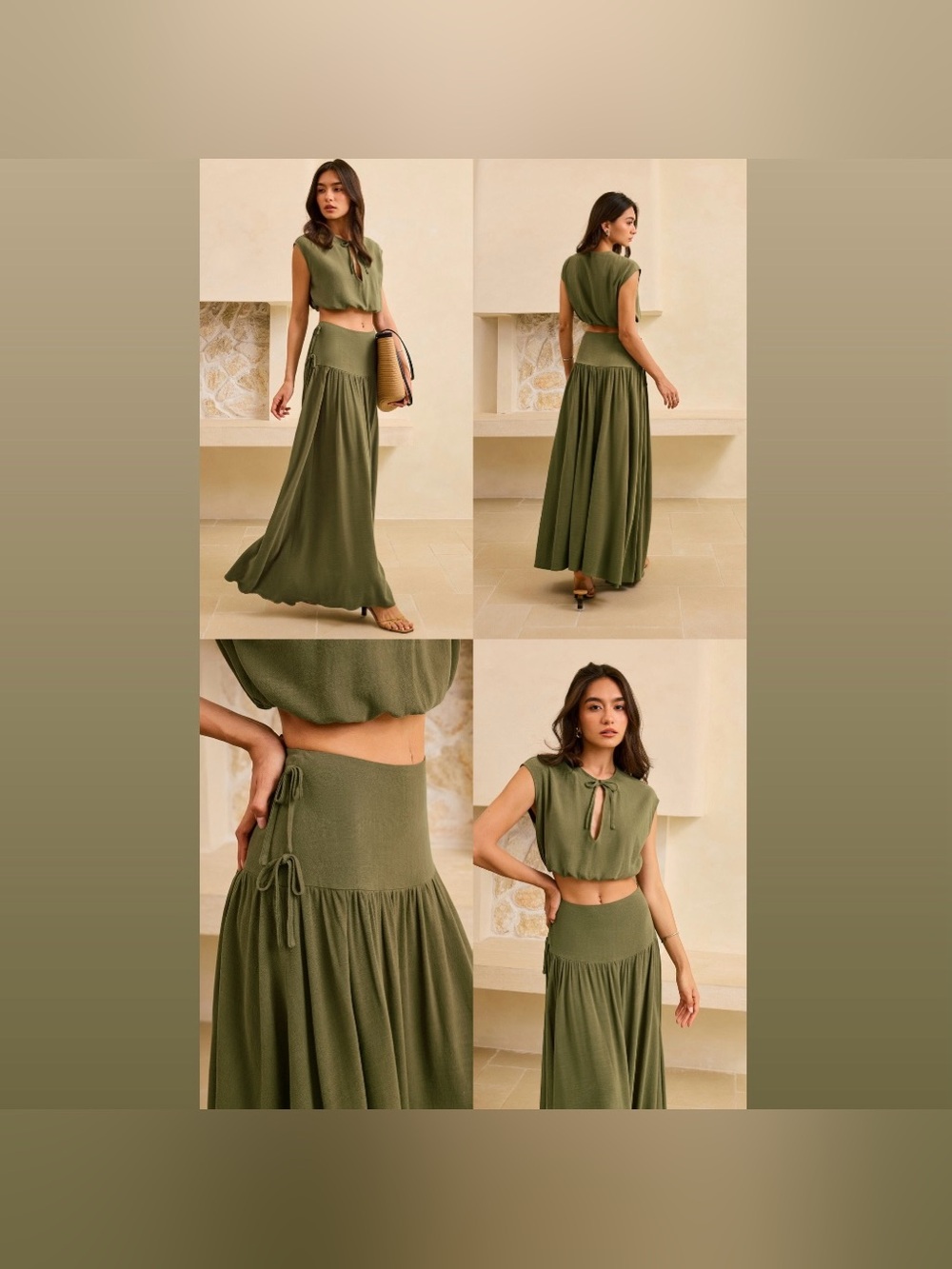 Commense Maxi Ruffled Skirt - Picture 2 of 7